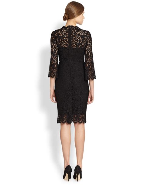 black dolce gabbana dress|dolce and gabbana lace.